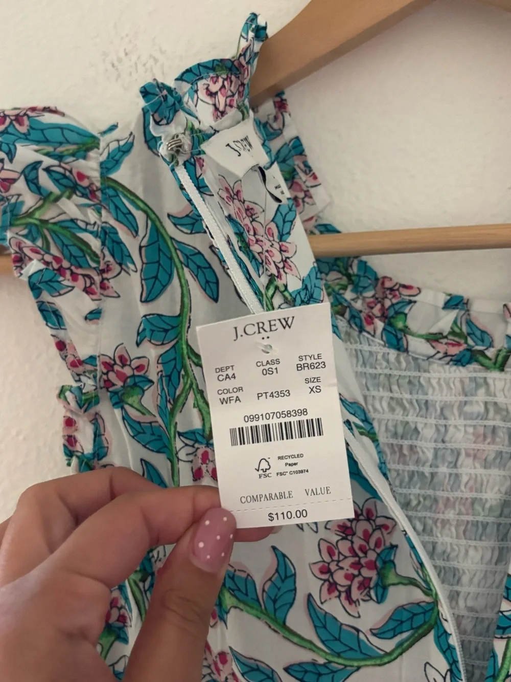 J. Crew crew flutter